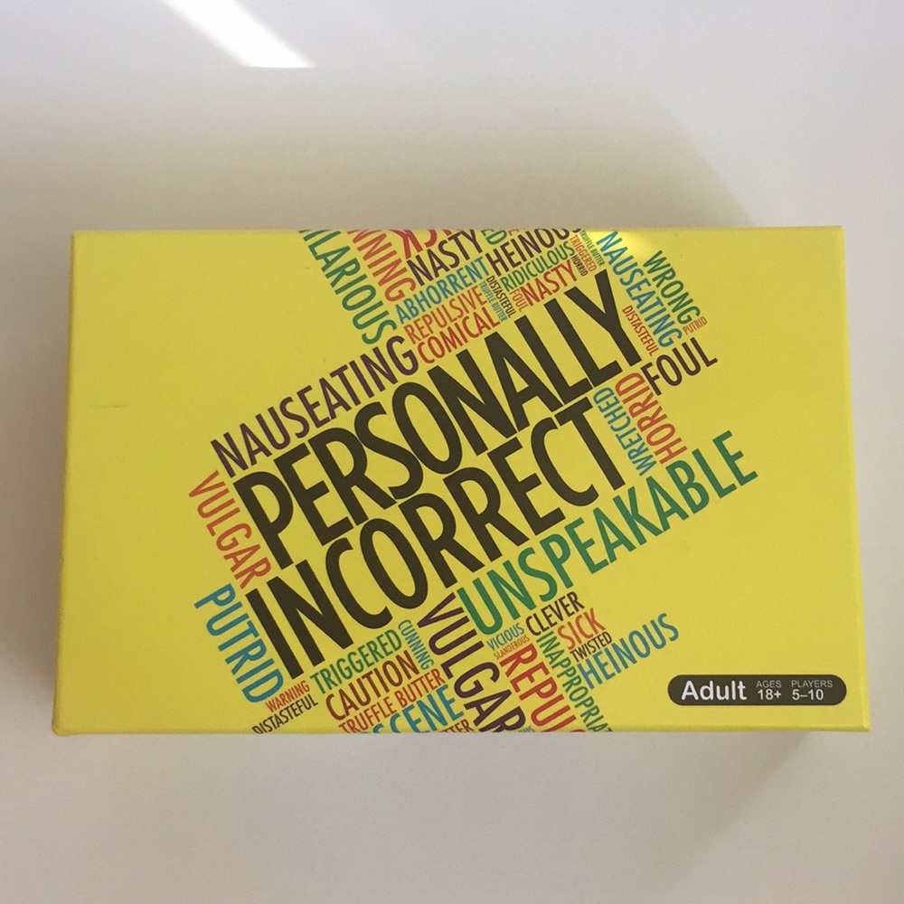 Personally Incorrect Game